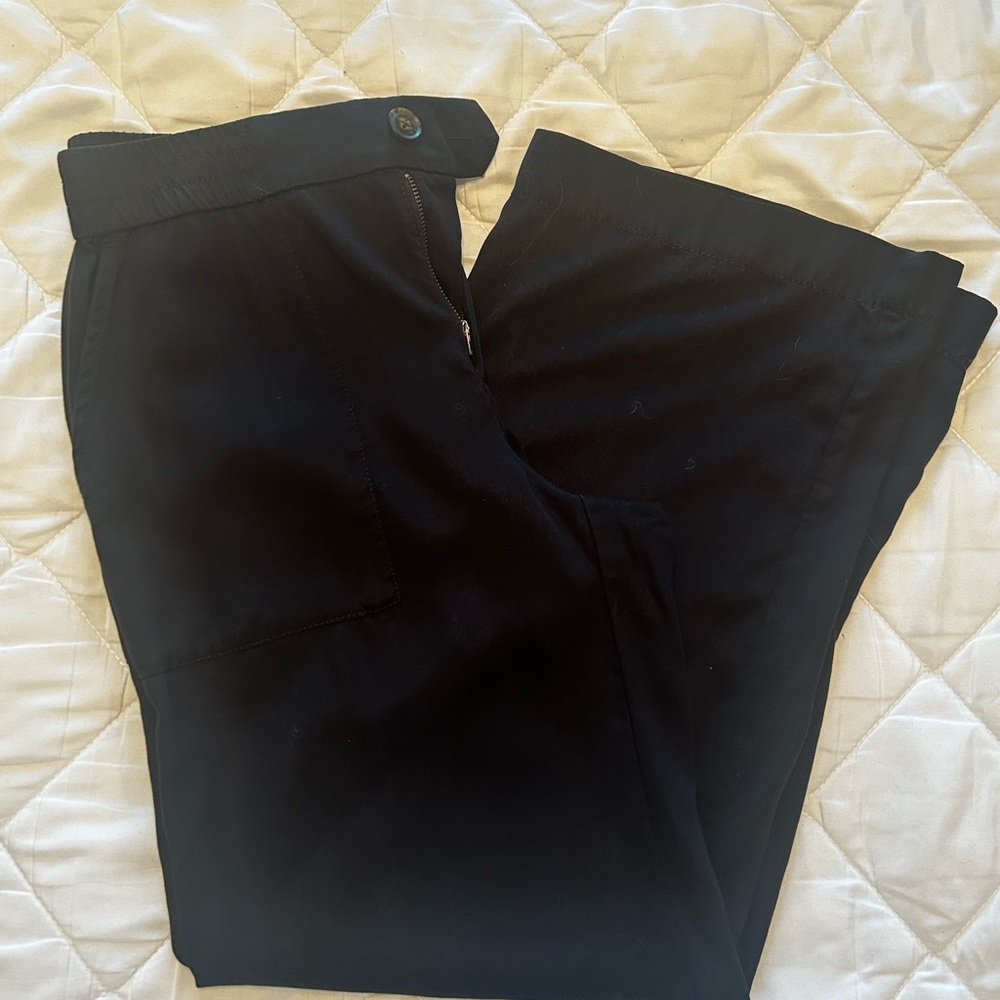 LOFT black Wide-Leg Pants - Picture 2 of 8